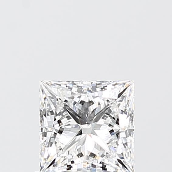 1 ct lab-grown Princess Diamond