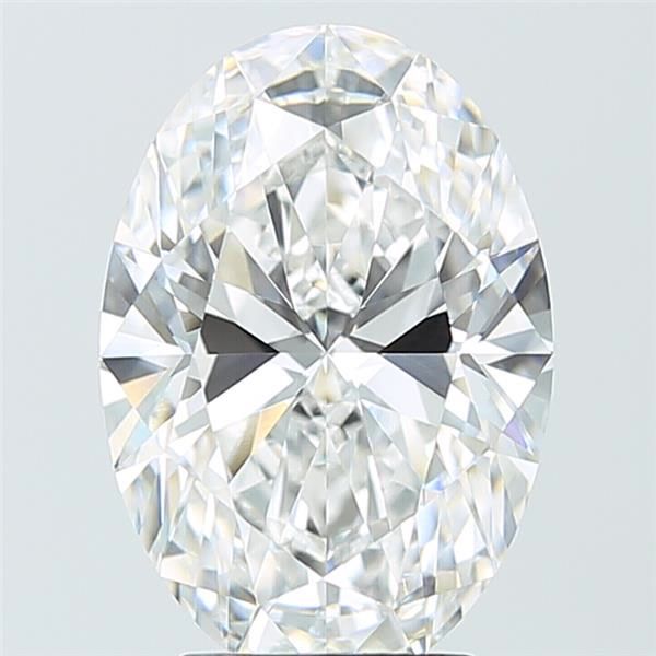 4.09 ct. oval Lab Grown Diamond front image