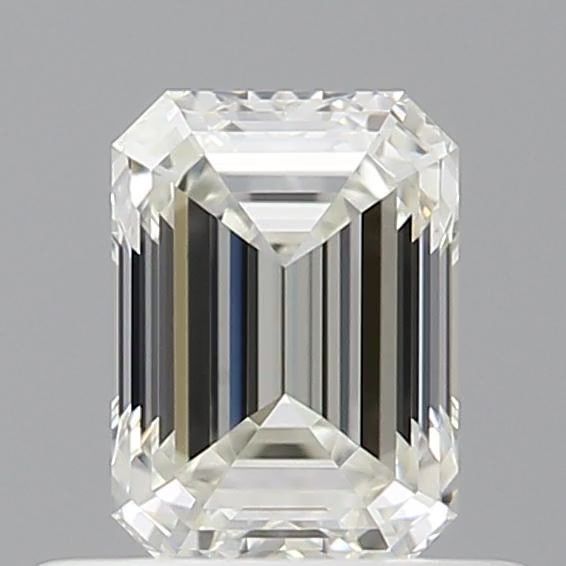 0.51 Carat Emerald Diamond G IF