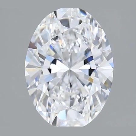2.82 ct. oval Lab Grown Diamond front image