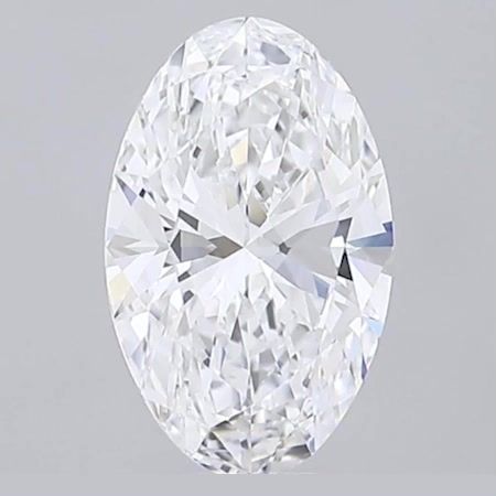 4.09 ct. oval Lab Grown Diamond front image