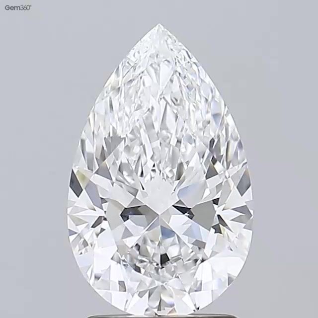 2.59 ct. pear Lab Grown Diamond front image