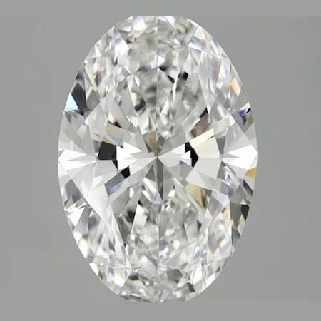 2.46 ct. oval Lab Grown Diamond front image