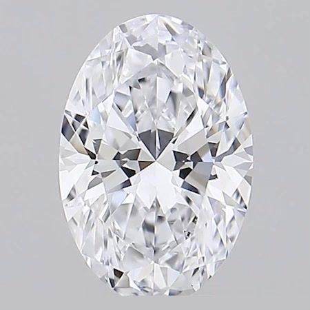 1.24 ct. oval Lab Grown Diamond front image