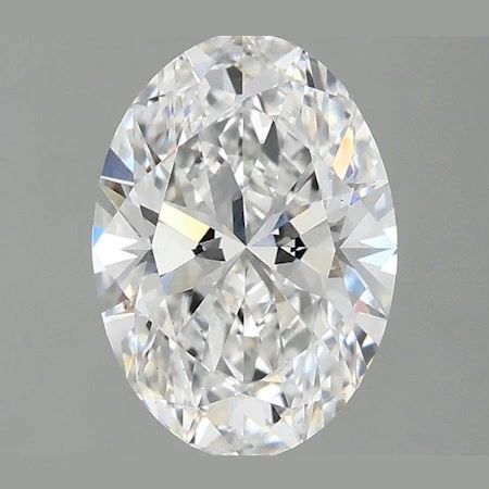 1.70 ct. oval Lab Grown Diamond front image