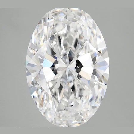 3.98 ct. oval Lab Grown Diamond front image