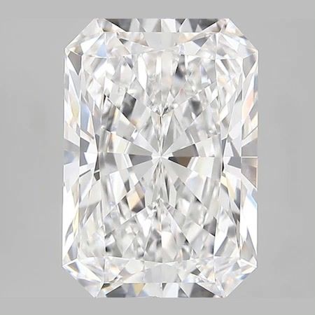 4.44 ct. radiant Lab Grown Diamond front image