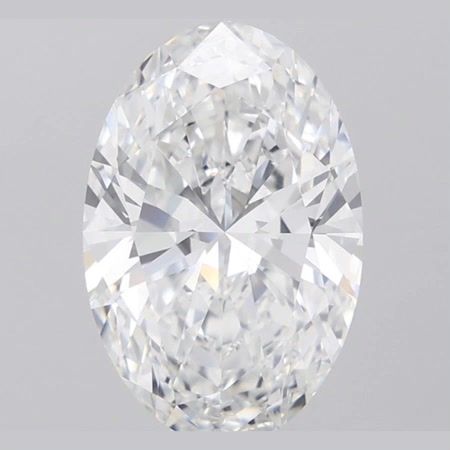 5.55 ct. oval Lab Grown Diamond front image