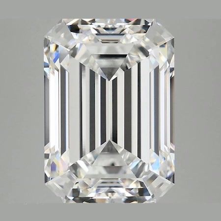 5.92 ct. emerald Lab Grown Diamond front image