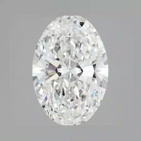 2.77 ct. oval Lab Grown Diamond front image