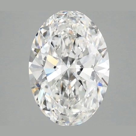 2.84 ct. oval Lab Grown Diamond front image