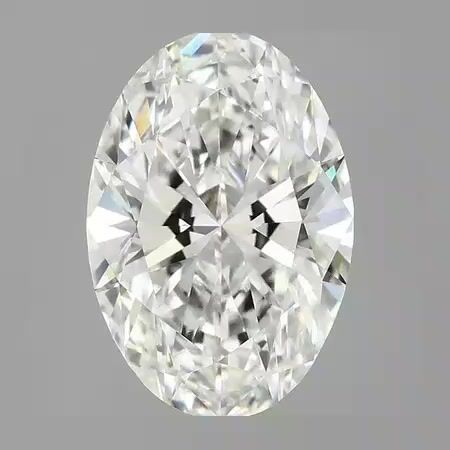 2.85 ct. oval Lab Grown Diamond front image