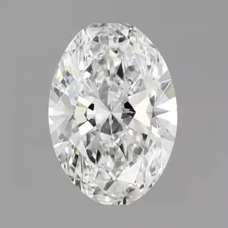 1.33 ct. oval Lab Grown Diamond front image