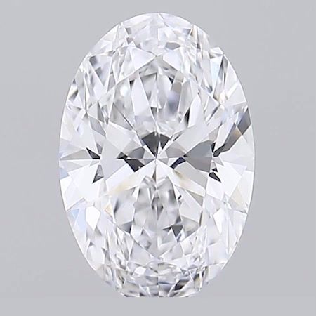 1.28 ct. oval Lab Grown Diamond front image