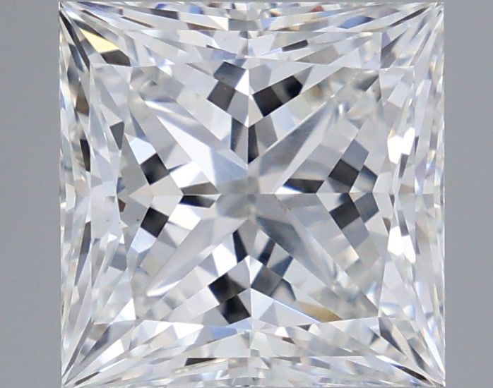 3.92 ct. princess Lab Grown Diamond front image