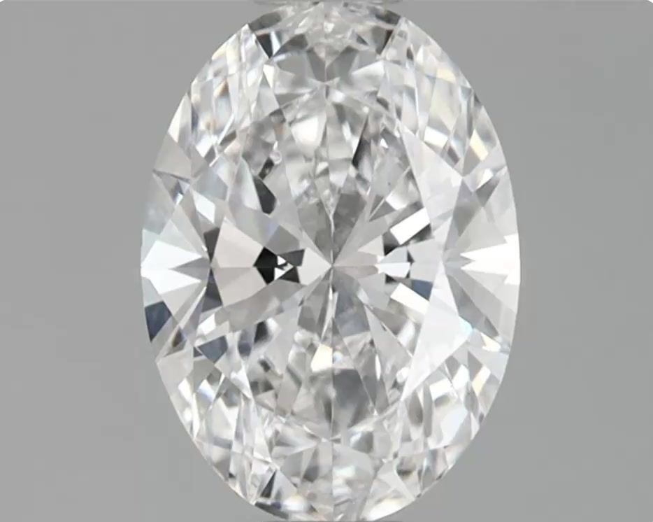 1 ct lab-grown Oval Diamond