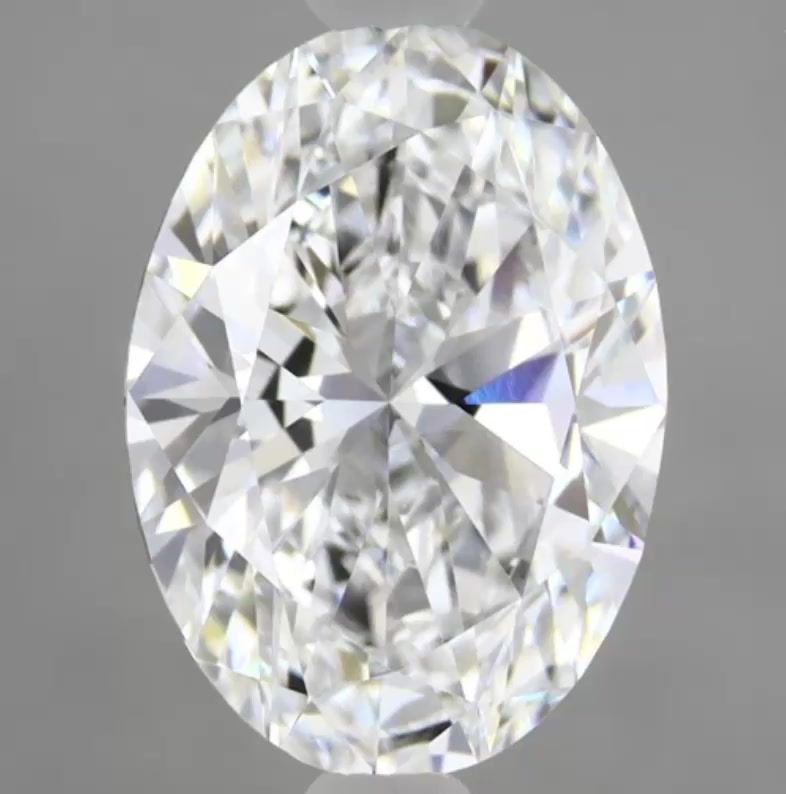 2.35 ct. oval Lab Grown Diamond front image