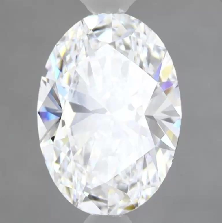 1.70 ct. oval Lab Grown Diamond front image