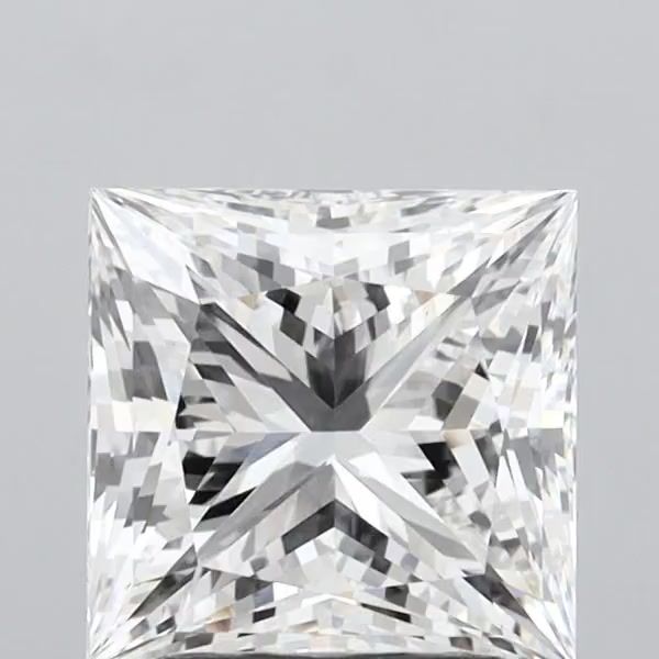 3.09 ct. princess Lab Grown Diamond front image