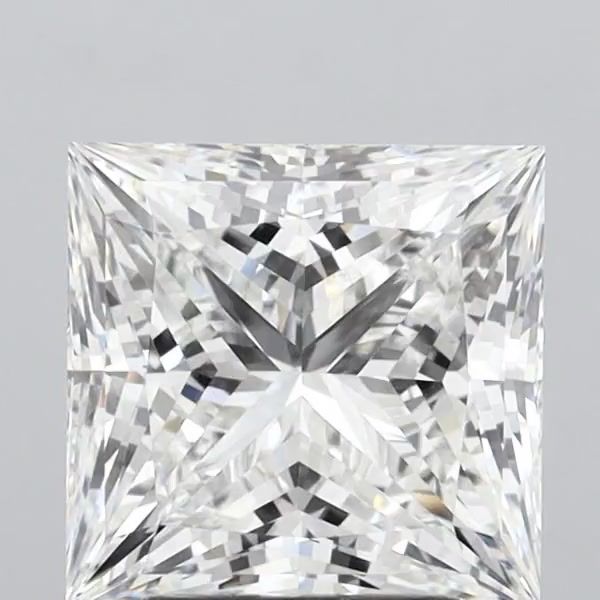 3.58 ct. princess Lab Grown Diamond front image