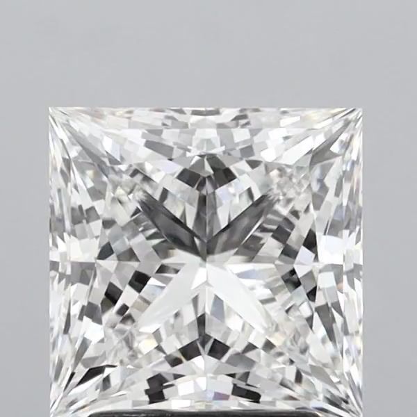 3.05 ct. princess Lab Grown Diamond front image