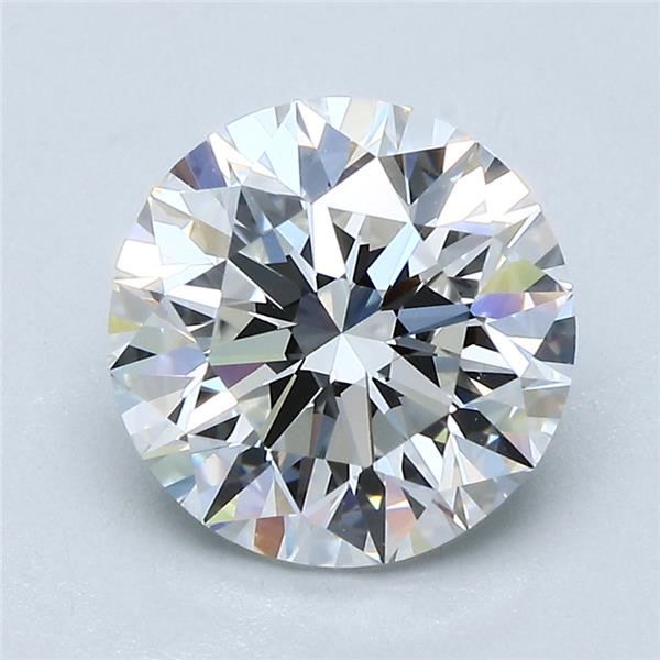 2.85 Carat Round Diamond F IF