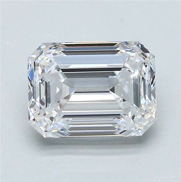 2.03 Carat Emerald Diamond D VVS2