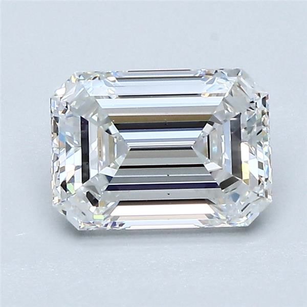 1.51 Carat Emerald Diamond E VS2
