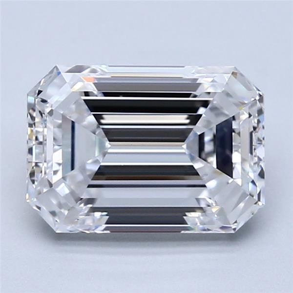 2.4 Carat Emerald Diamond D VS1