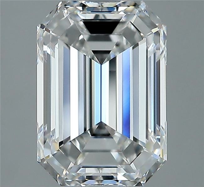 3.04 Carat Emerald Diamond E VVS1