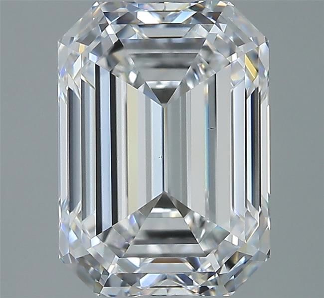 3.52 Carat Emerald Diamond E VS2