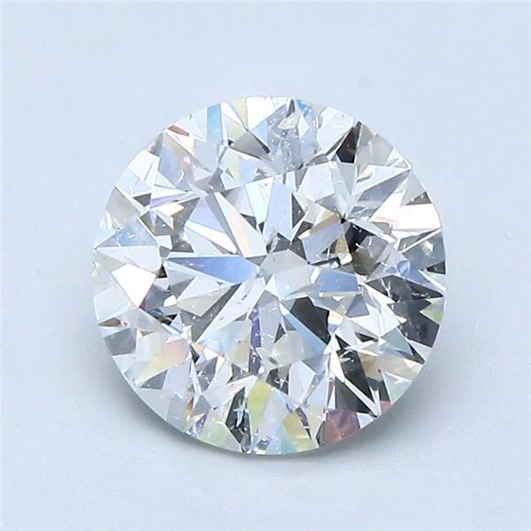 2 Carat Round Diamond H I1
