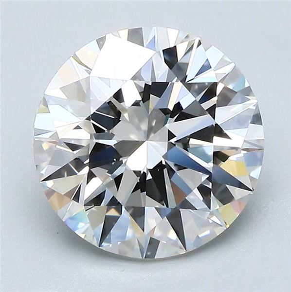 3.07 Carat Round Diamond F IF