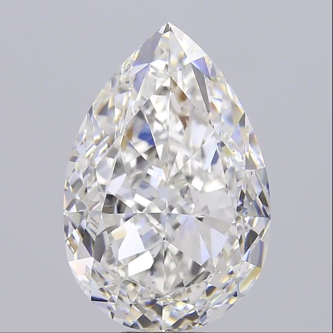 17.01 ct. pear Lab Grown Diamond front image
