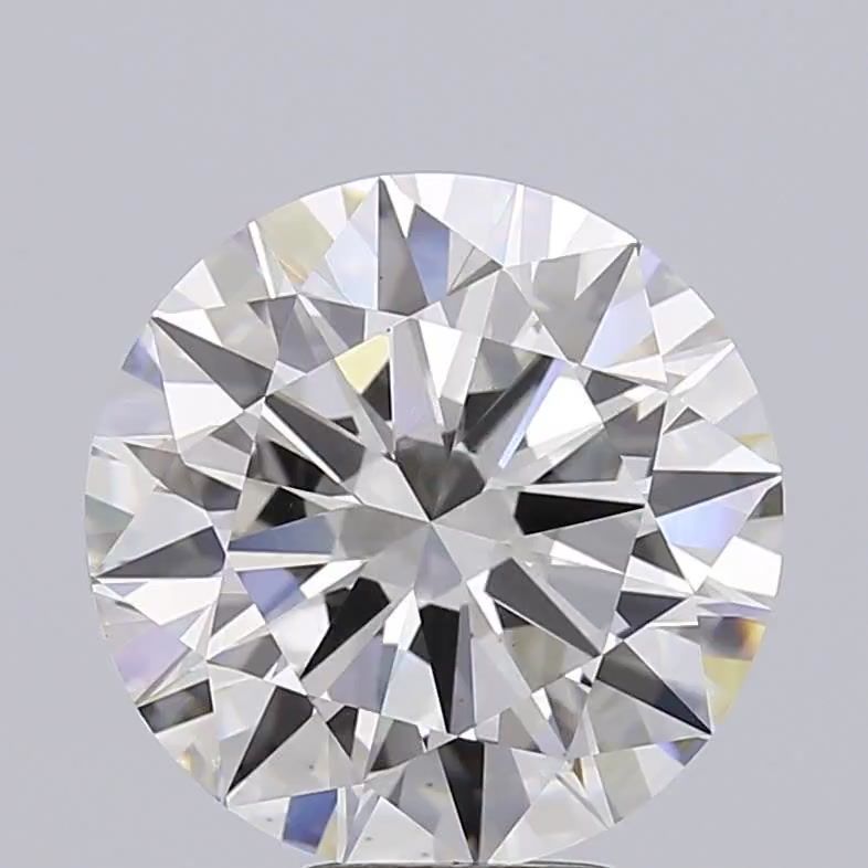 7.01 ct. round Lab Grown Diamond front image