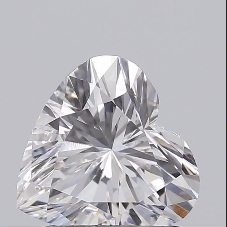 1.07 ct lab-grown Heart Diamond