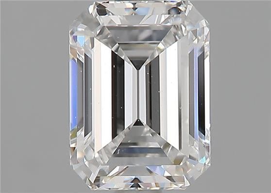 Diamant Émeraude 1.52 ct - Couleur E - Pureté VVS2