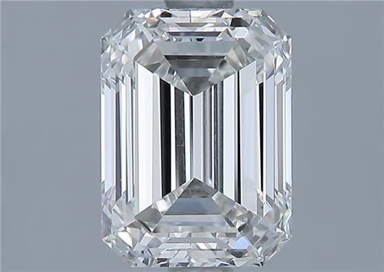 Diamant Émeraude 1.80 ct - Couleur H - Pureté VVS2