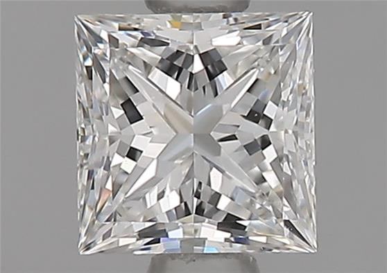 Diamant Princesse 0.61 ct - Couleur F - Pureté VVS1