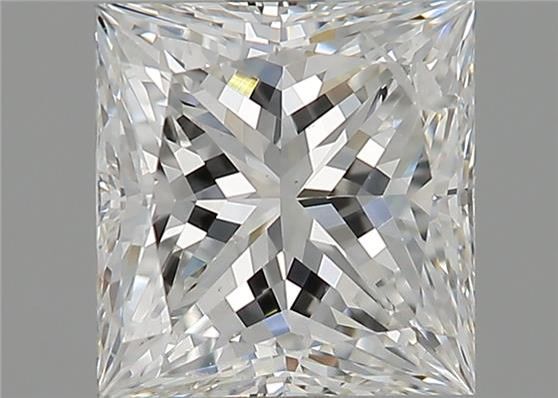 Diamant Princesse 2.08 ct - Couleur F - Pureté SI2