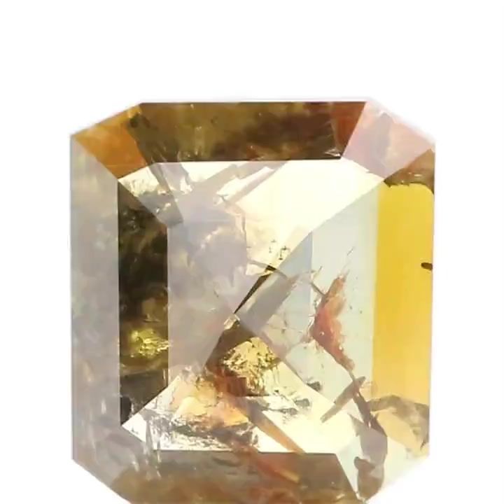1.46 Carat Radiant Diamond Fancy Brown I3