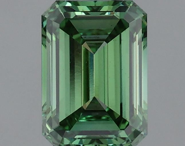 1 carat fancy vivid  green VS1 EX Cut IGI emerald diamond