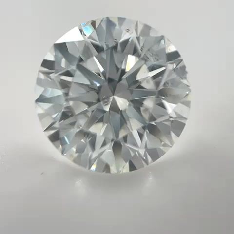 Diamant Rond 3.01 ct - Couleur H - Pureté SI2