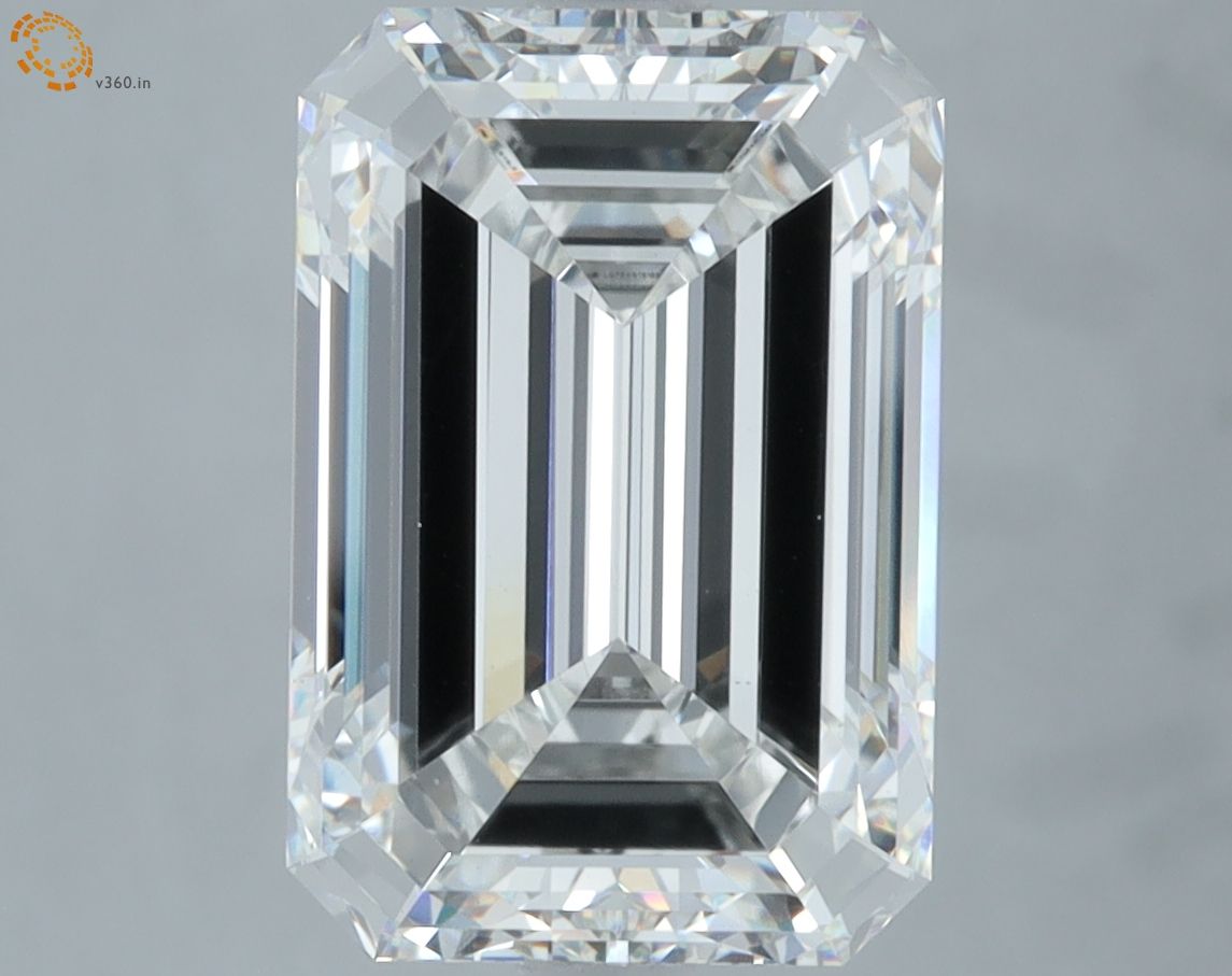 5.41 ct. emerald Lab Grown Diamond front image