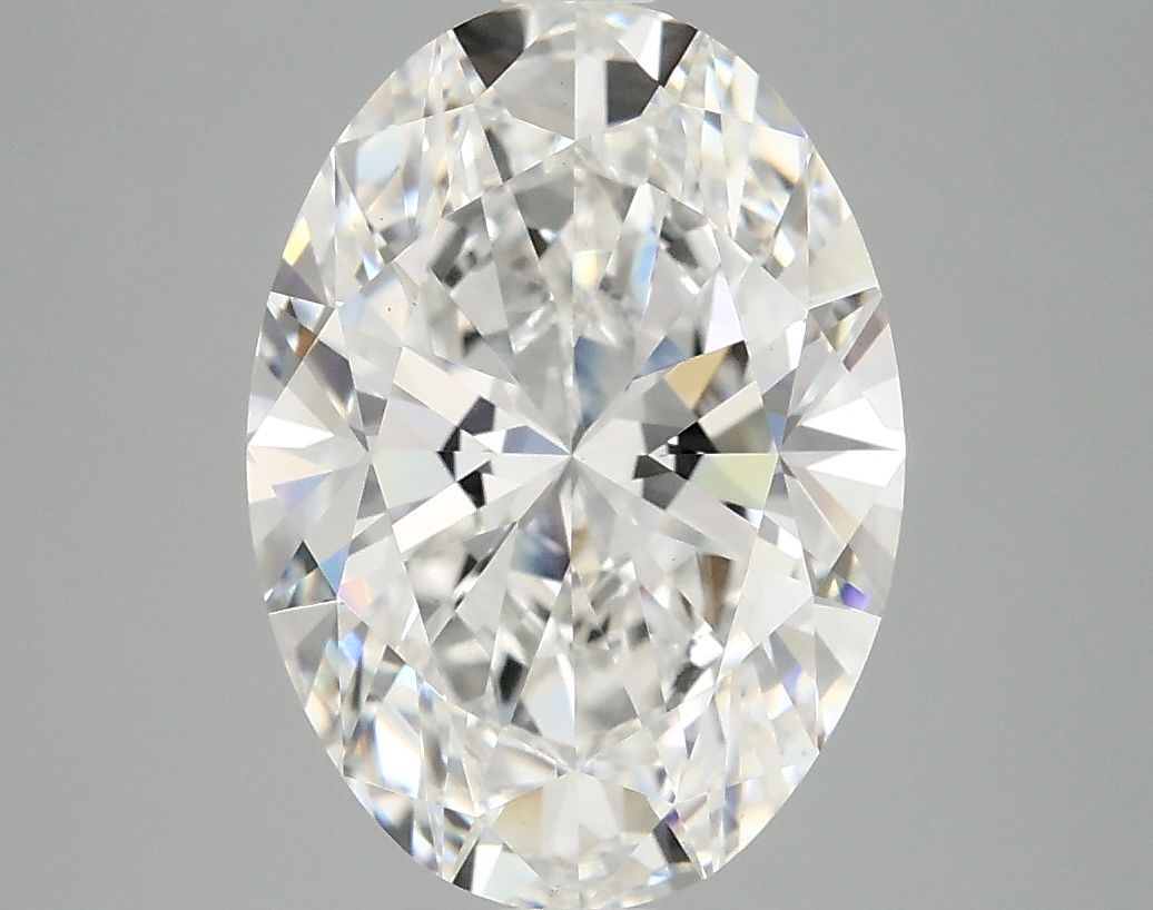 3.85 ct. oval Lab Grown Diamond front image