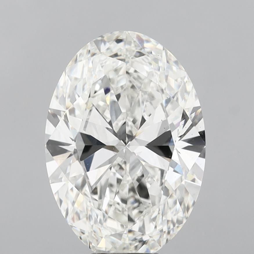 8.01 ct. oval Lab Grown Diamond front image