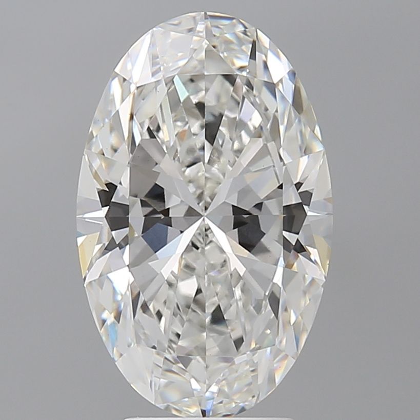 4.10 ct. oval Lab Grown Diamond front image