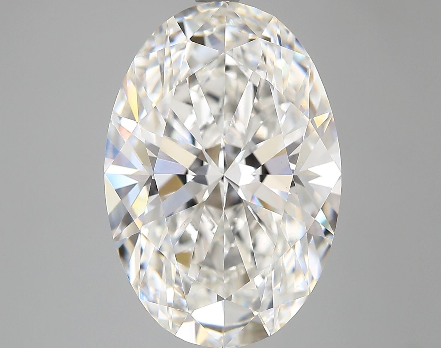 6.10 ct. oval Lab Grown Diamond front image