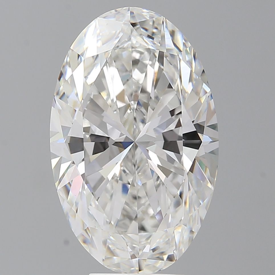 7.02 ct. oval Lab Grown Diamond front image