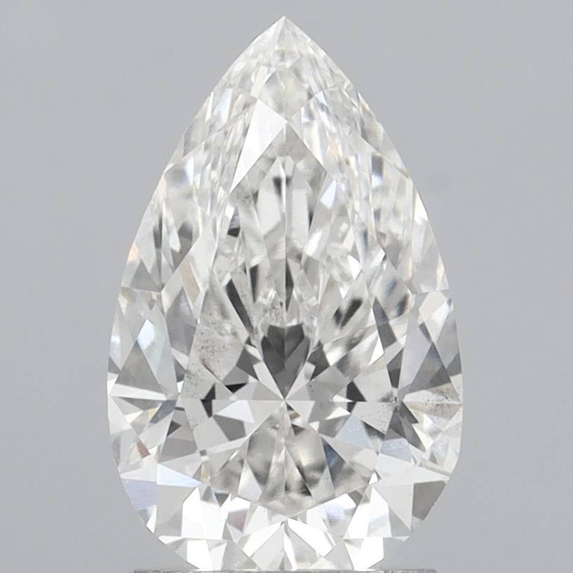 2.01 carat f VS2 EX Cut IGI pear diamond
